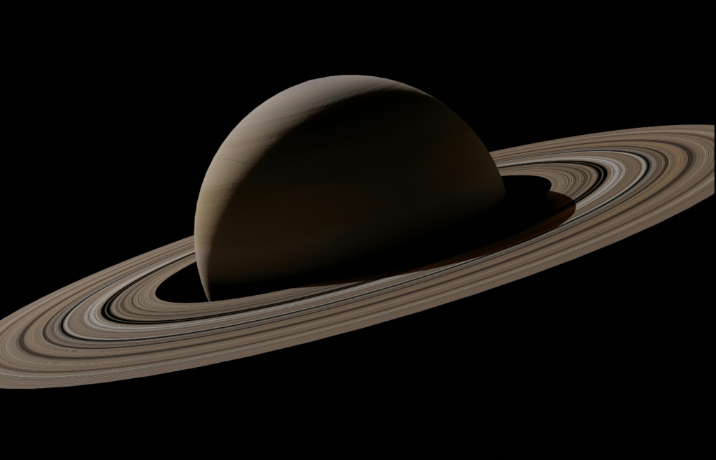 Saturn Planet and Rings