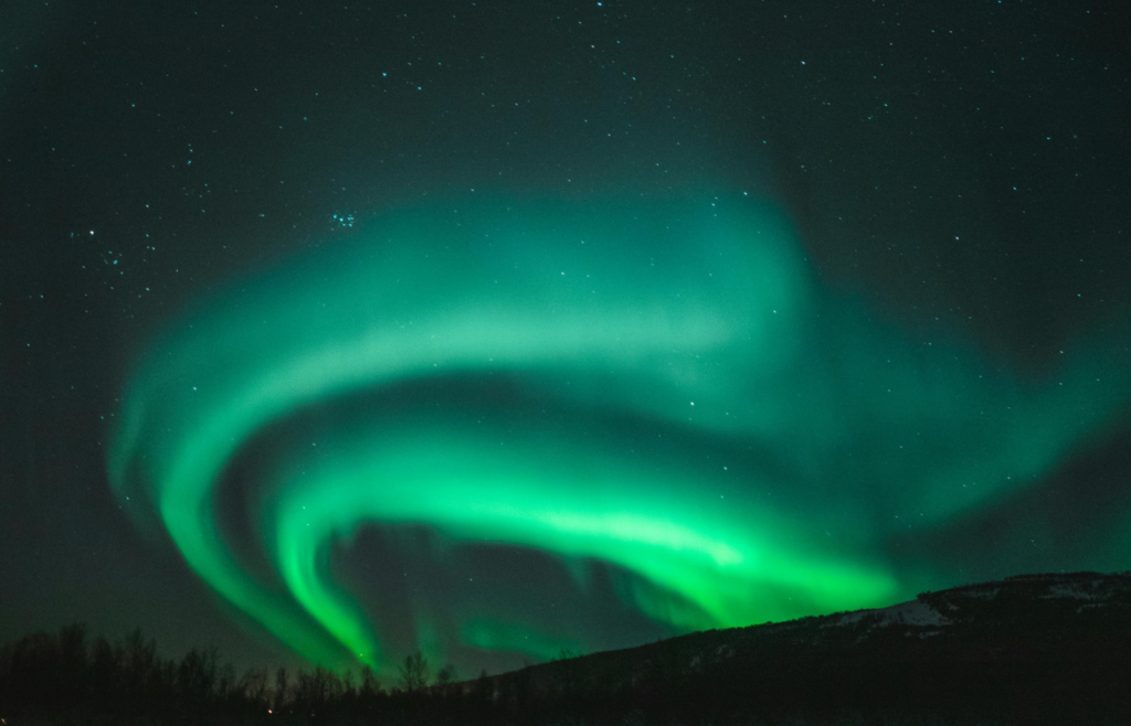 Aurora Borealis at Night