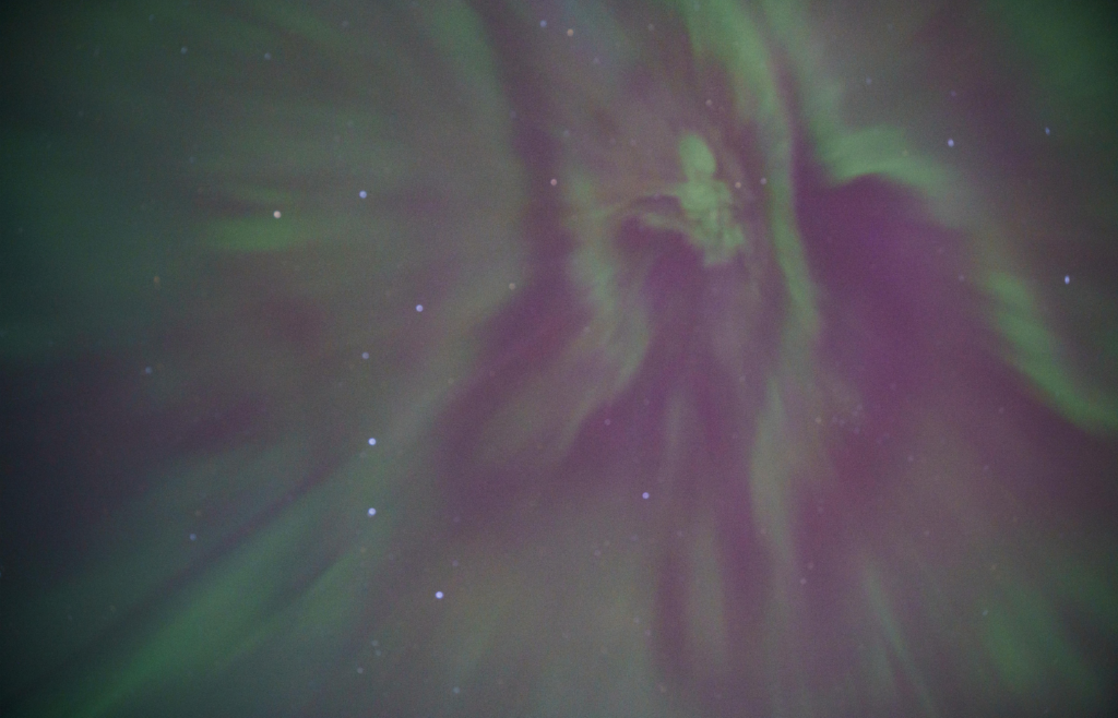Multi colored Aurora Borealis