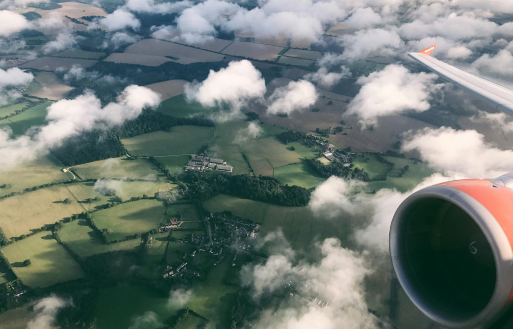 Airplane Above Clouds during Day