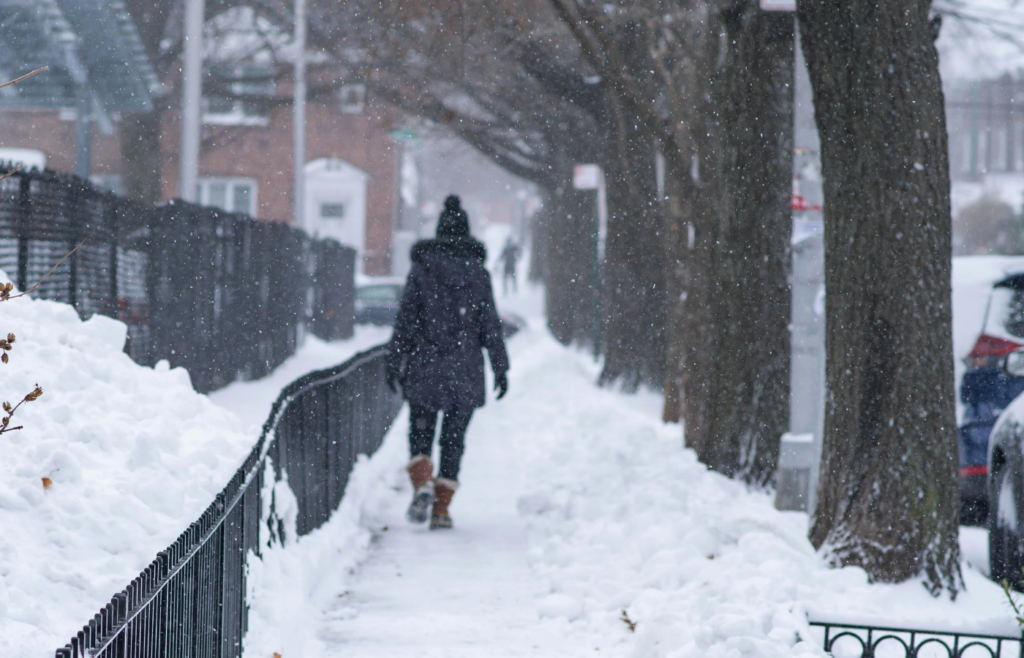 Snow-Covered Street