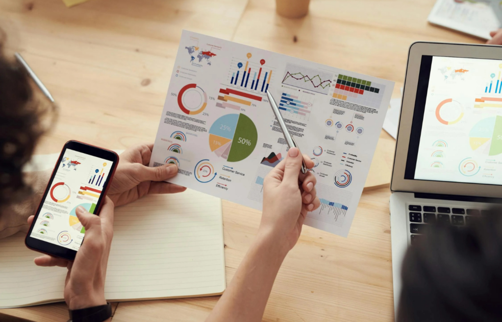 Someone passionately working on a creative project