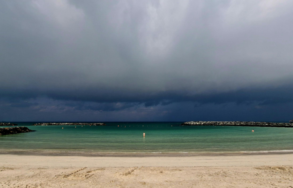 Darkening clouds before a storm