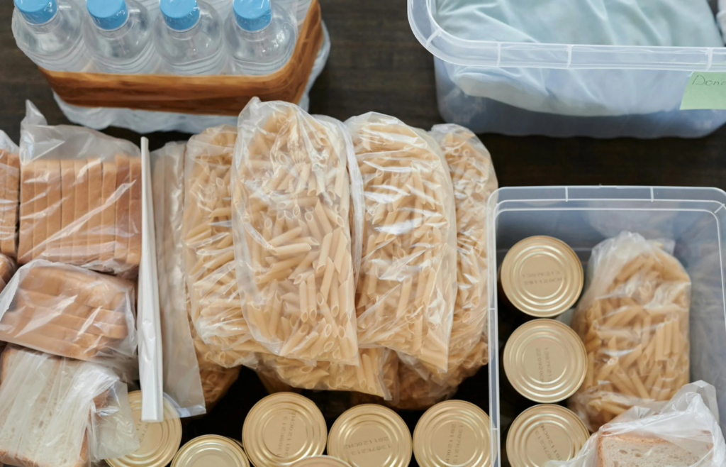 Ordinary household items concealing emergency supplies