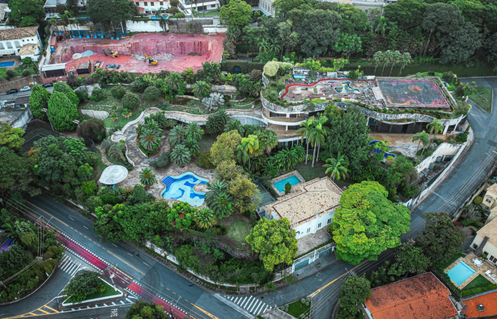 New housing developments encroaching on forested areas
