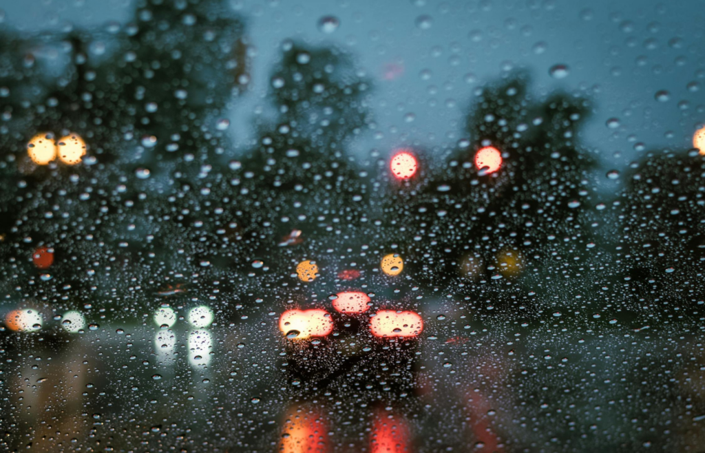 Photography of water droplets on glass