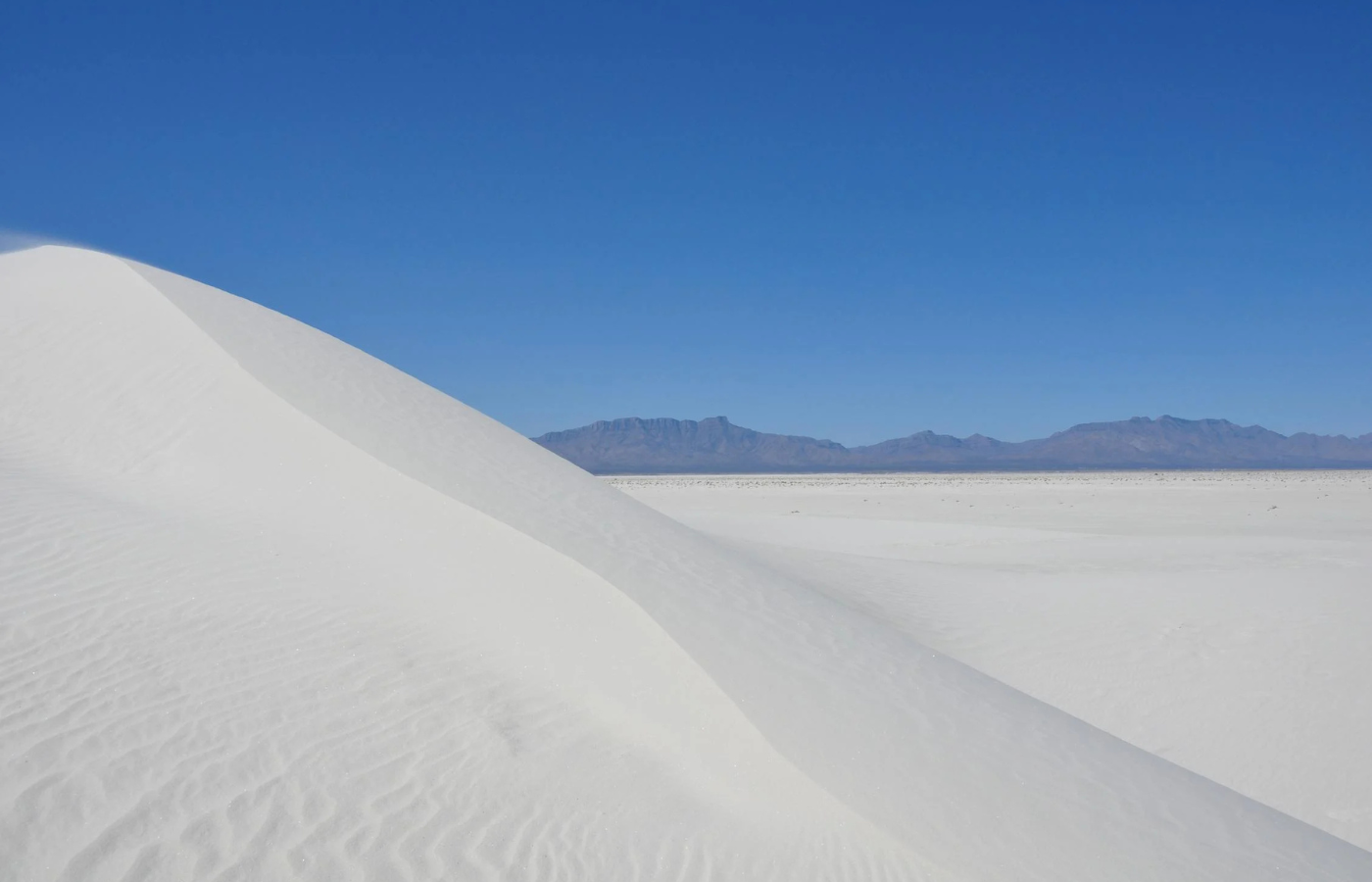Photograph of a Desert Covered in Snow