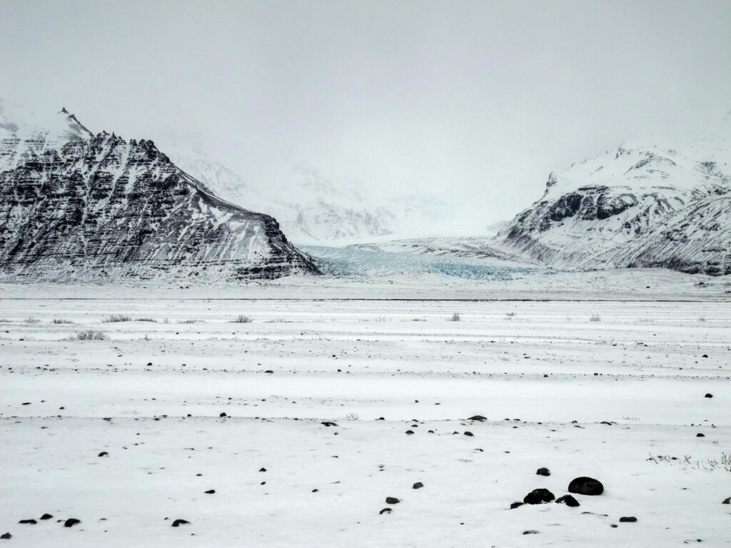 snow covered mountain