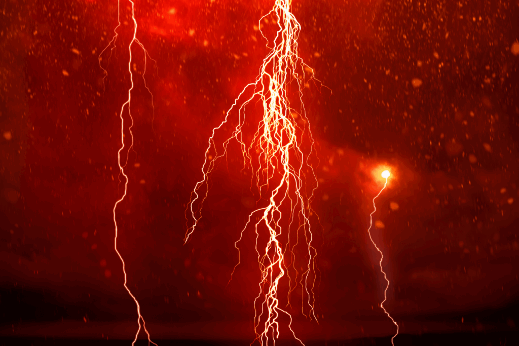 red sprite lightning